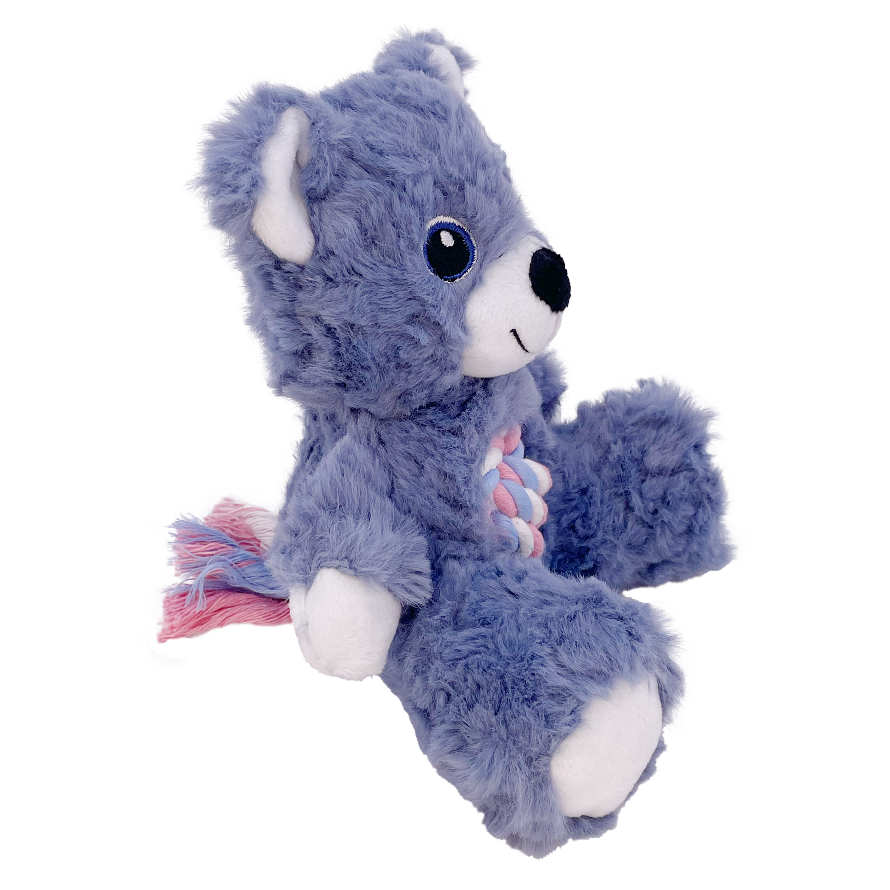 KONG Dog Toys Knots Teddy Assorted shown on its own