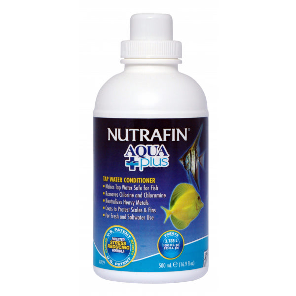 Nutrafin Aqua Plus Water Conditioner - 500ml | PeekAPaw Pet Supplies