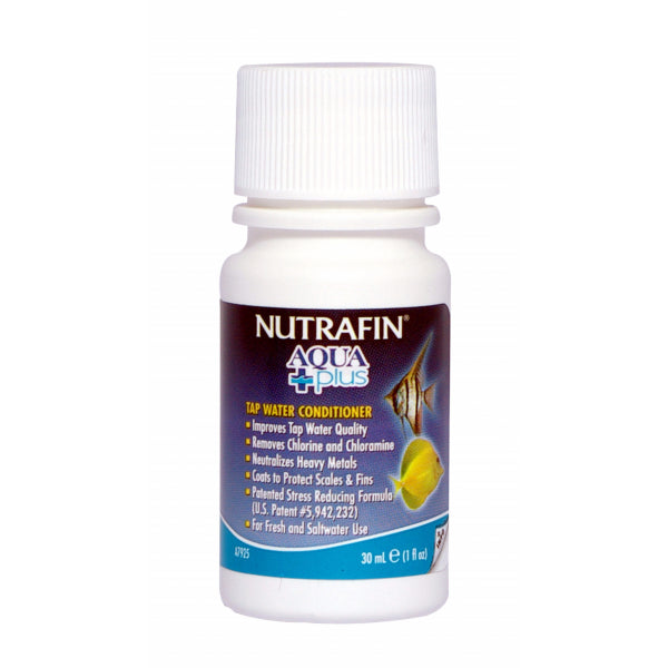 Nutrafin Aqua Plus Water Conditioner - 30ml | PeekAPaw Pet Supplies