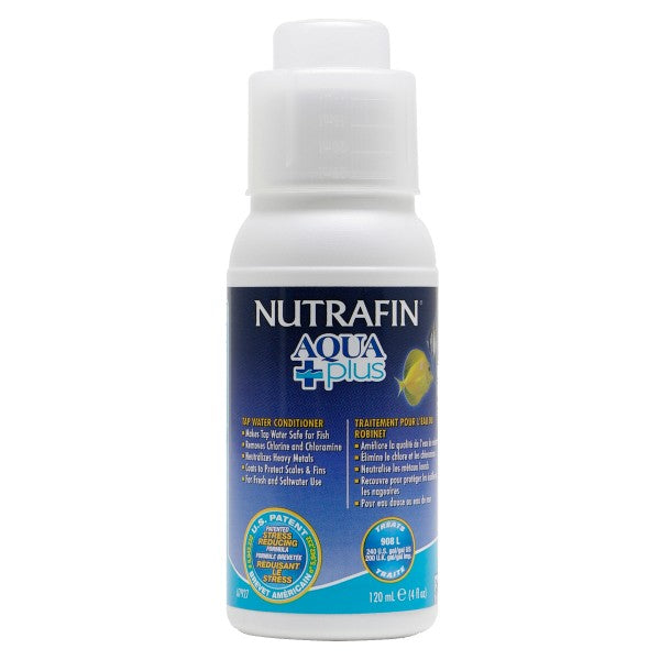 Nutrafin Aqua Plus Water Conditioner - 120ml | PeekAPaw Pet Supplies