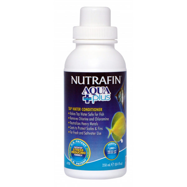 Nutrafin Aqua Plus Water Conditioner - 250ml | PeekAPaw Pet Supplies