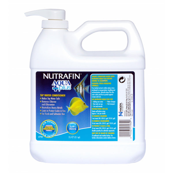 Nutrafin Aqua Plus Water Conditioner - 2L | PeekAPaw Pet Supplies