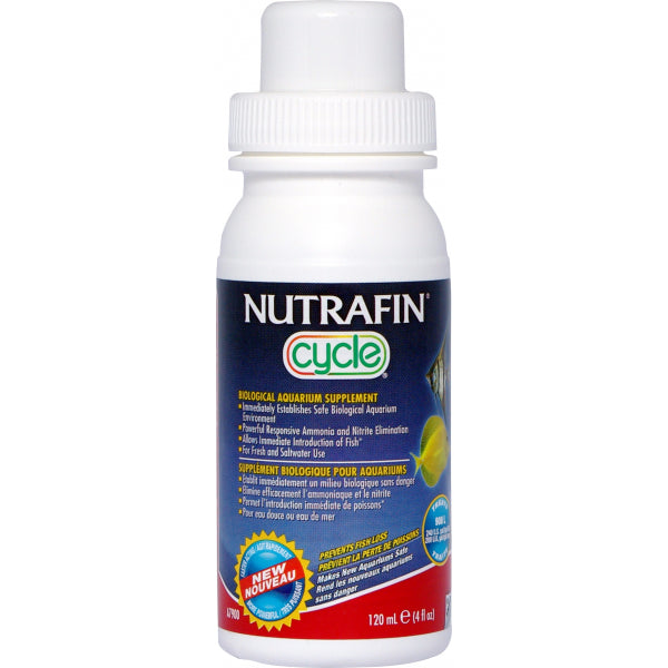 Nutrafin Cycle Biological Aquarium Supplement - 120ml | PeekAPaw Pet Supplies