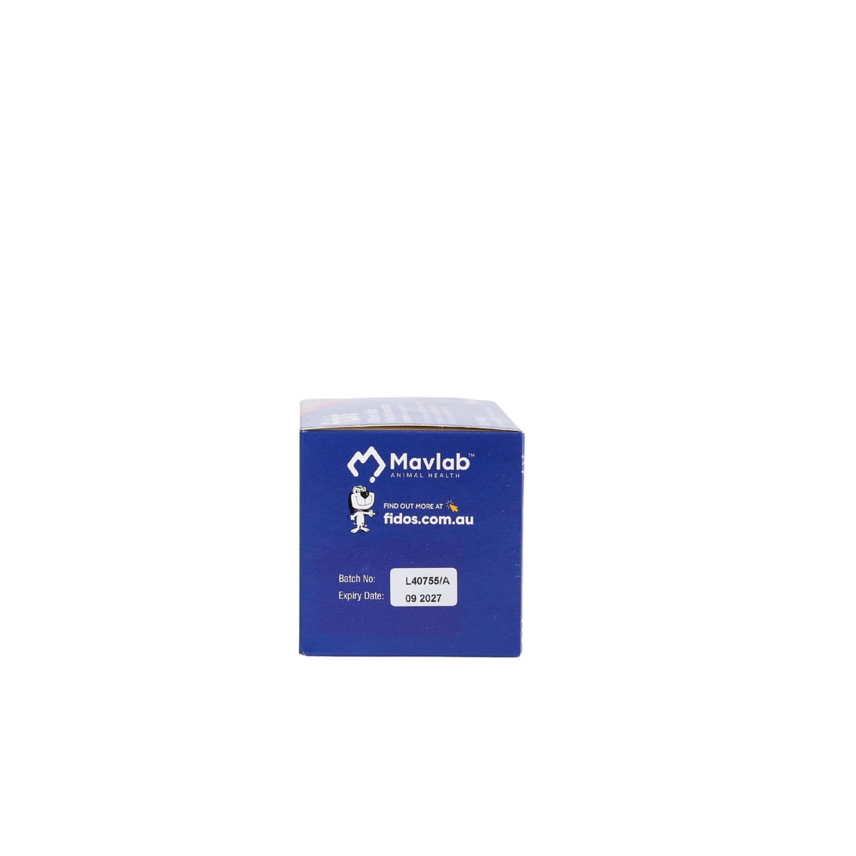 Fido's All Wormer Tablets 96 pack, right side of pack