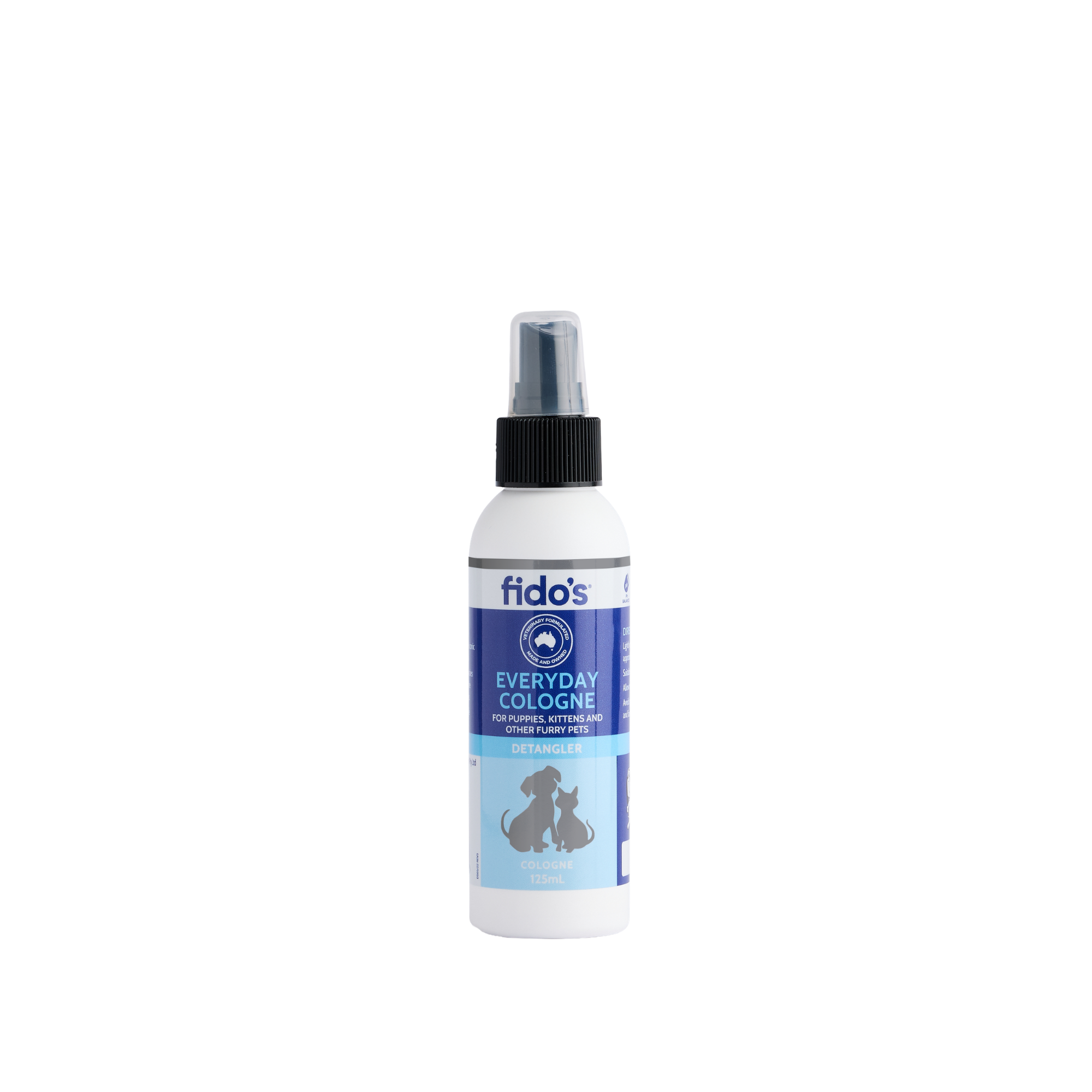 Fido's Everyday Cologne spray for dogs and cats 125 mL bottle, front of pack