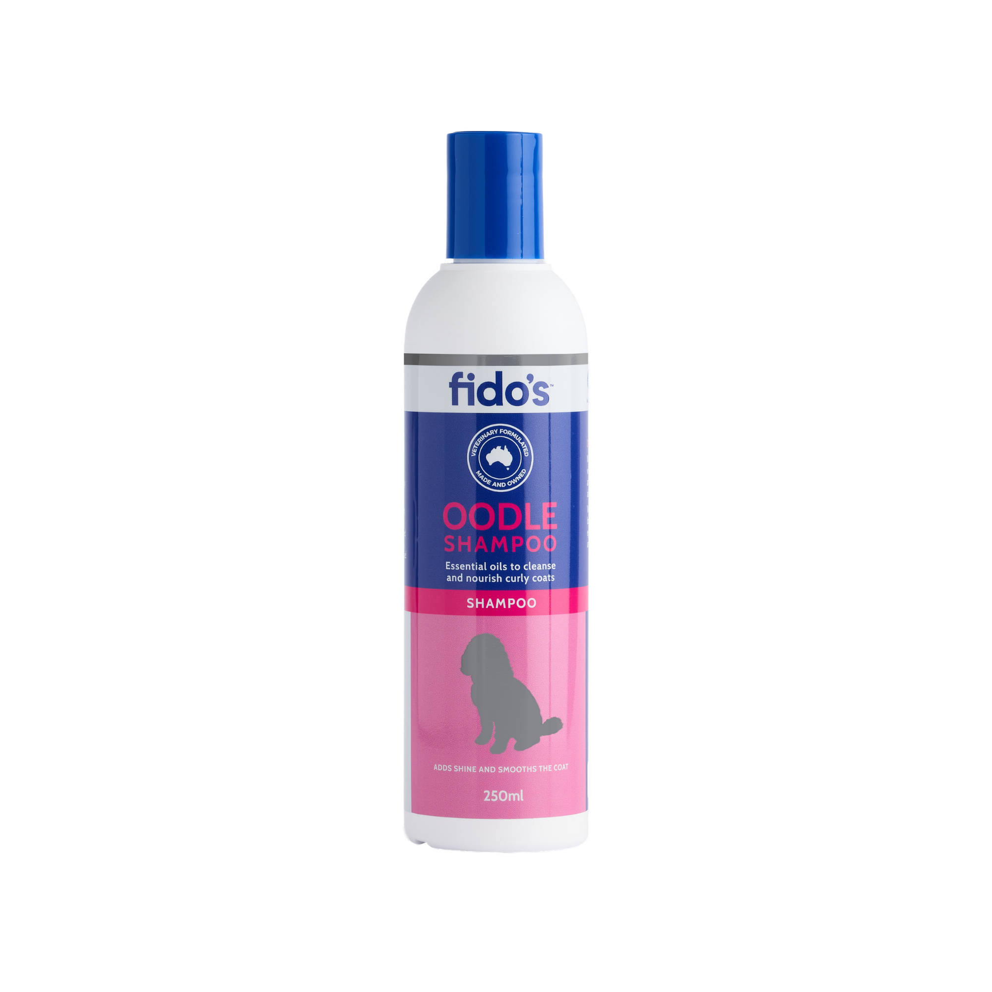 Fido's Oodle Shampoo for dogs 250 mL bottle, front of pack
