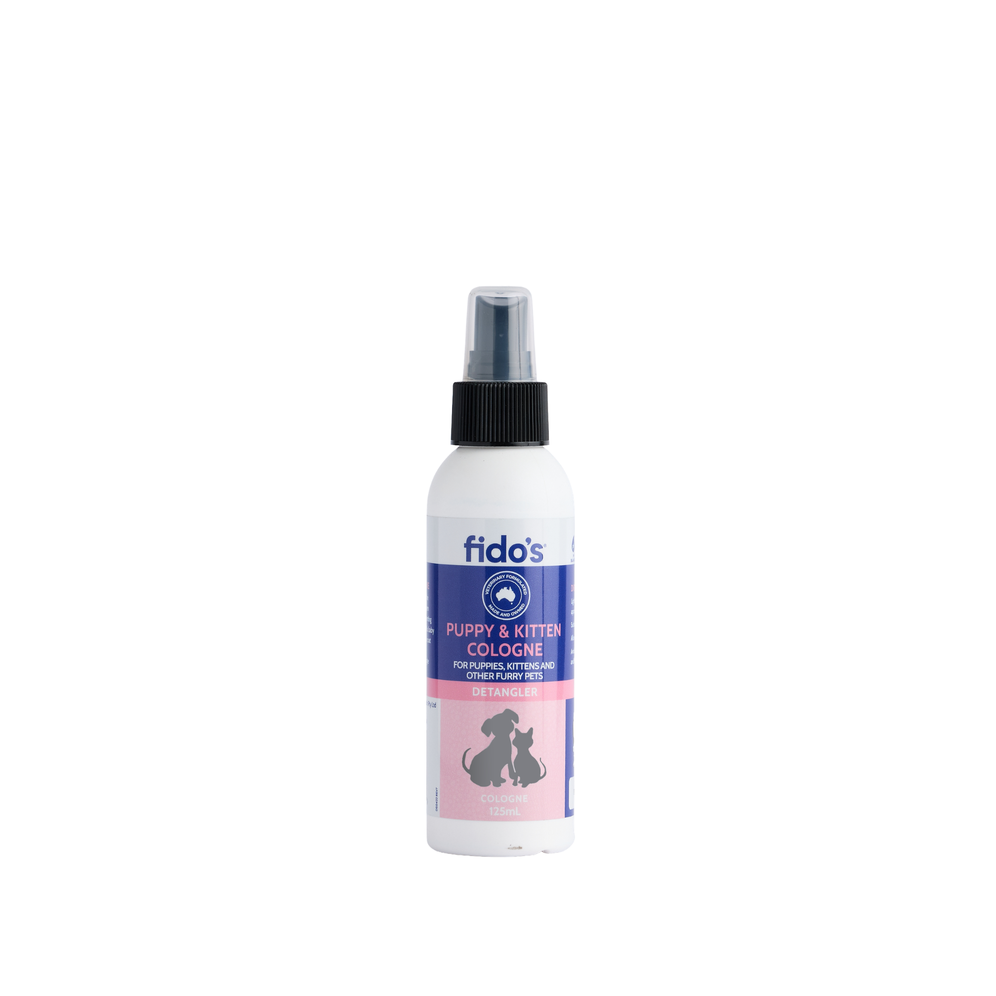 Fido's Puppy & Kitten Cologne spray 125 mL bottle, front of pack