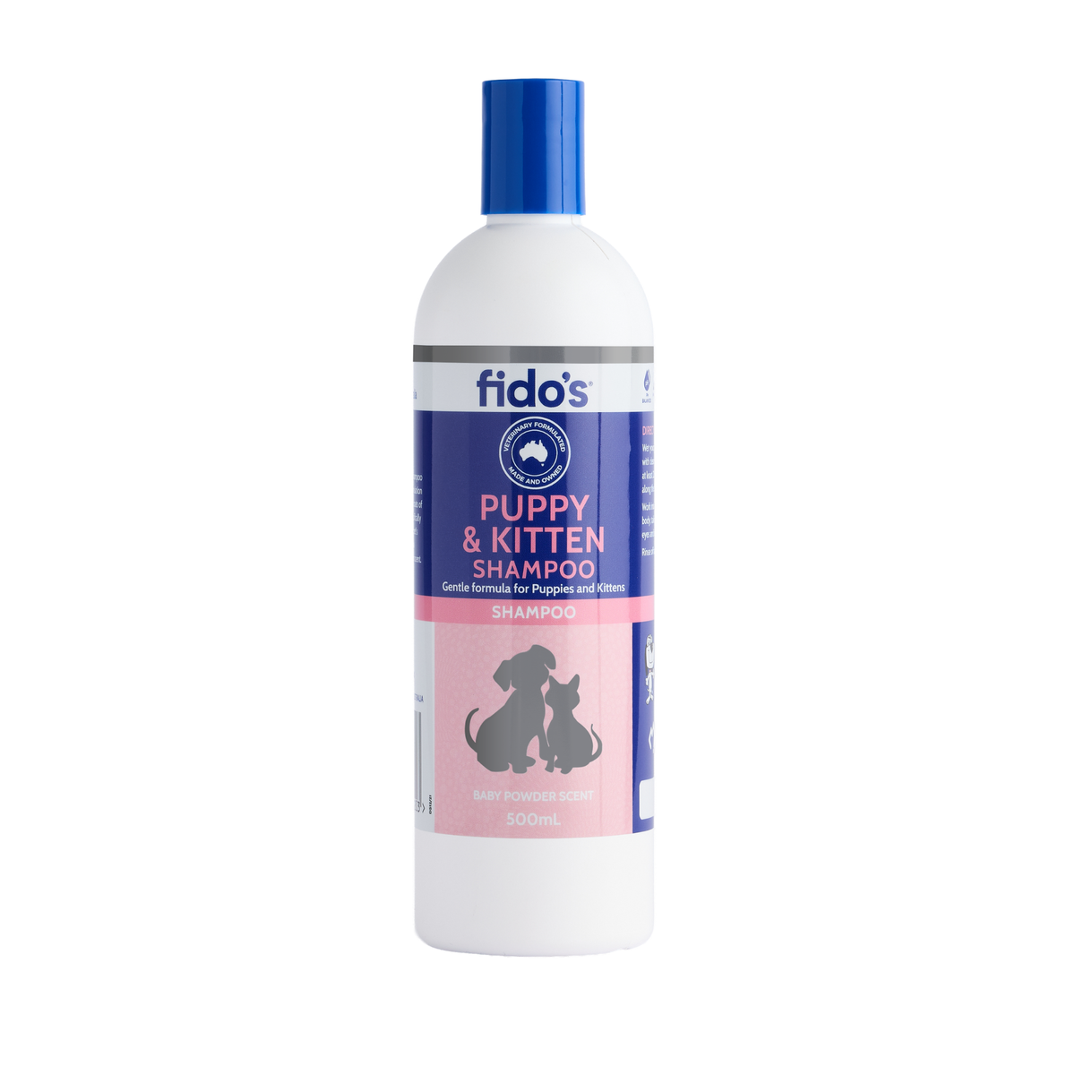 Fido's Puppy & Kitten Shampoo 500 mL bottle, front of pack