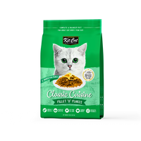 Kit Cat Premium Dry Cat Food Fillet O Flakes pack front