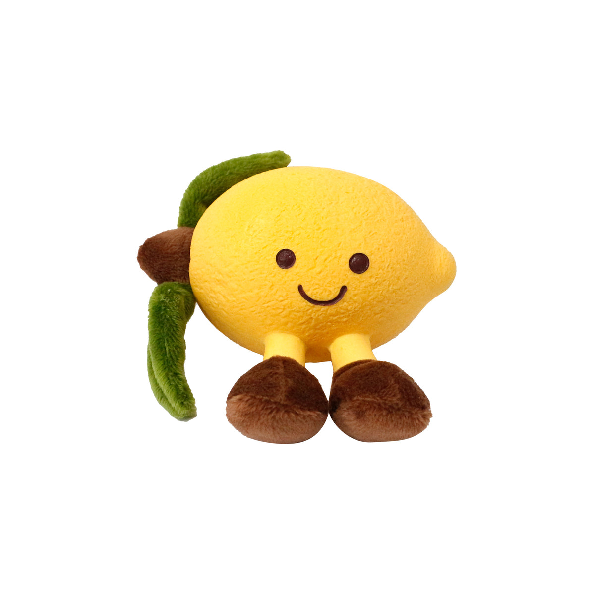 FurKidz Dog Toys Latex and Plush Lemon - 6cm | PeekAPaw Pet Supplies