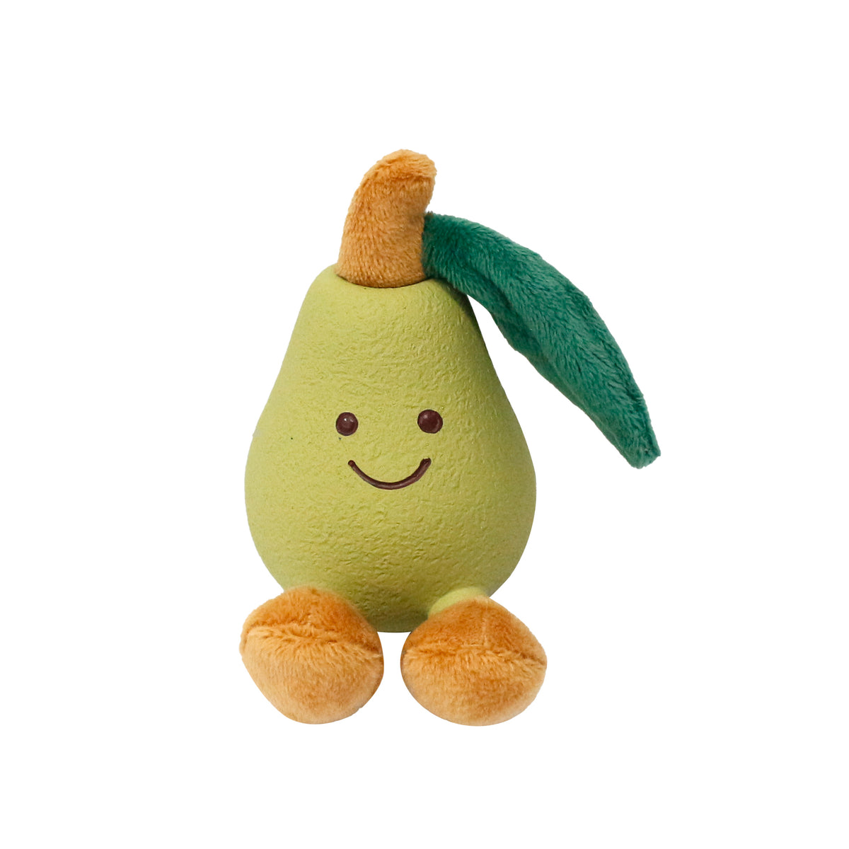 FurKidz Dog Toys Latex and Plush Pear - 6cm | PeekAPaw Pet Supplies