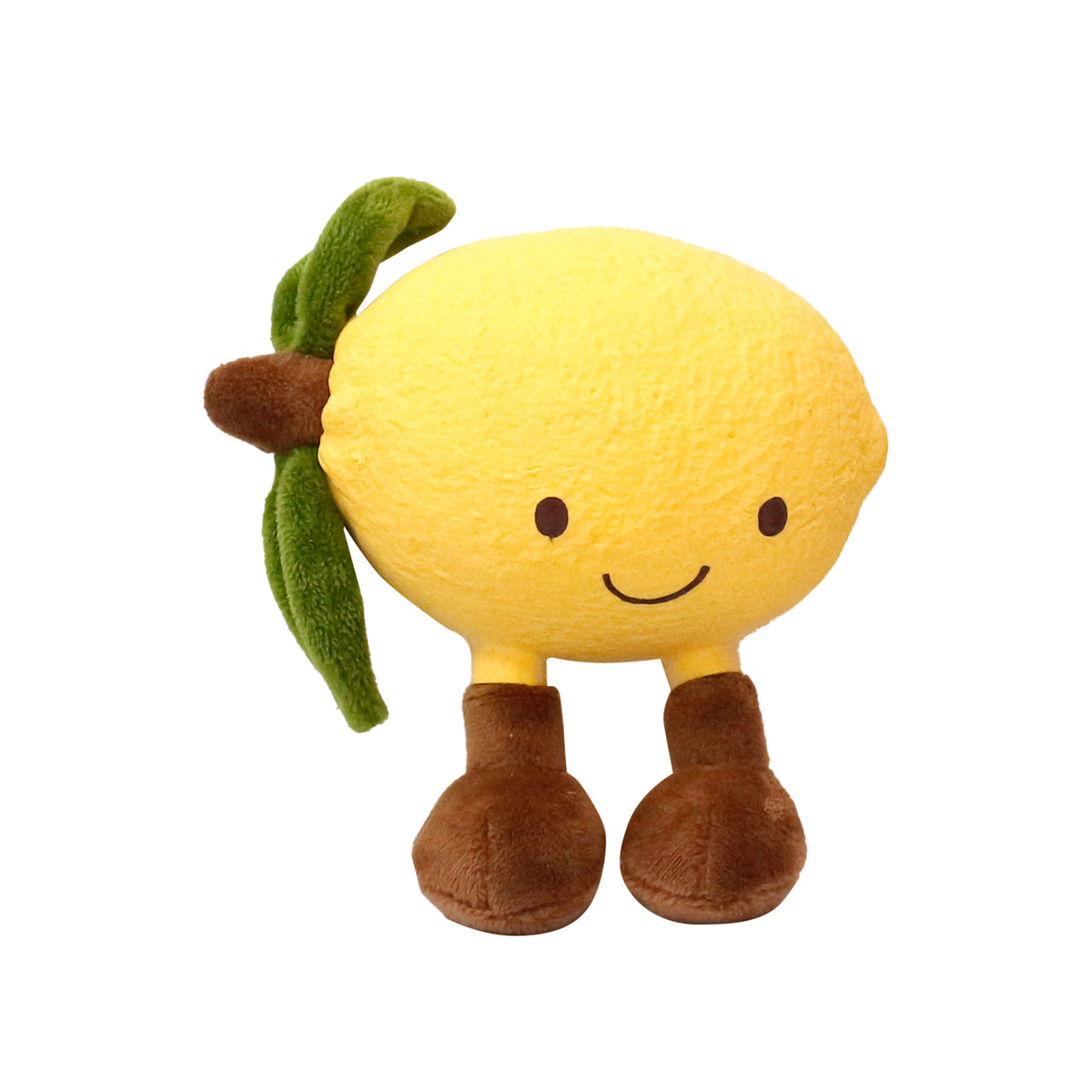 FurKidz Dog Toys Latex and Plush Lemon - 11.5cm | PeekAPaw Pet Supplies