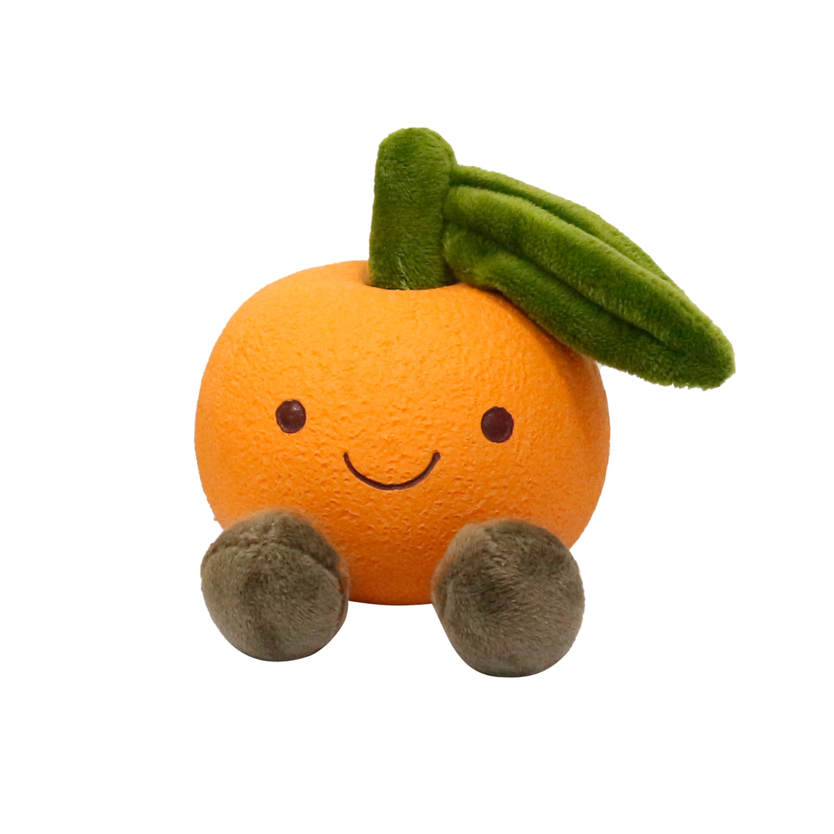 FurKidz Dog Toys Latex and Plush Orange - 9cm | PeekAPaw Pet Supplies