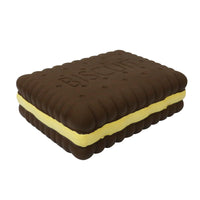 FurKidz Dog Toys Latex Biscuit - 16cm Chocolate | PeekAPaw Pet Supplies
