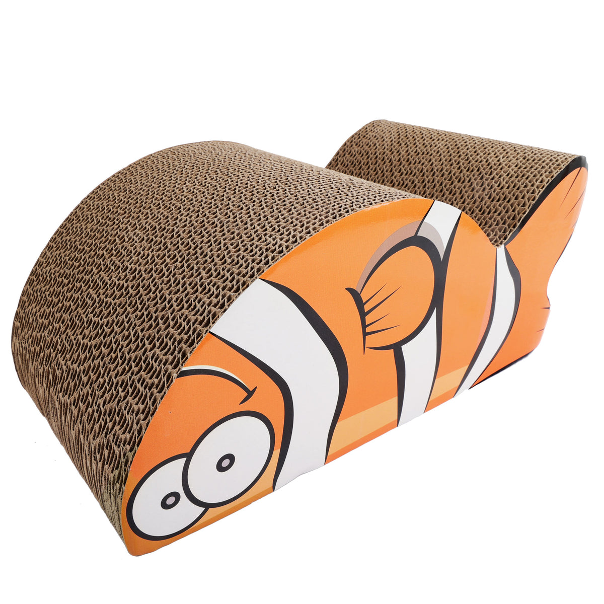 FurKidz Cat Belly Fish Scratcher 42 X 21 X 18cm - Default Title | PeekAPaw Pet Supplies