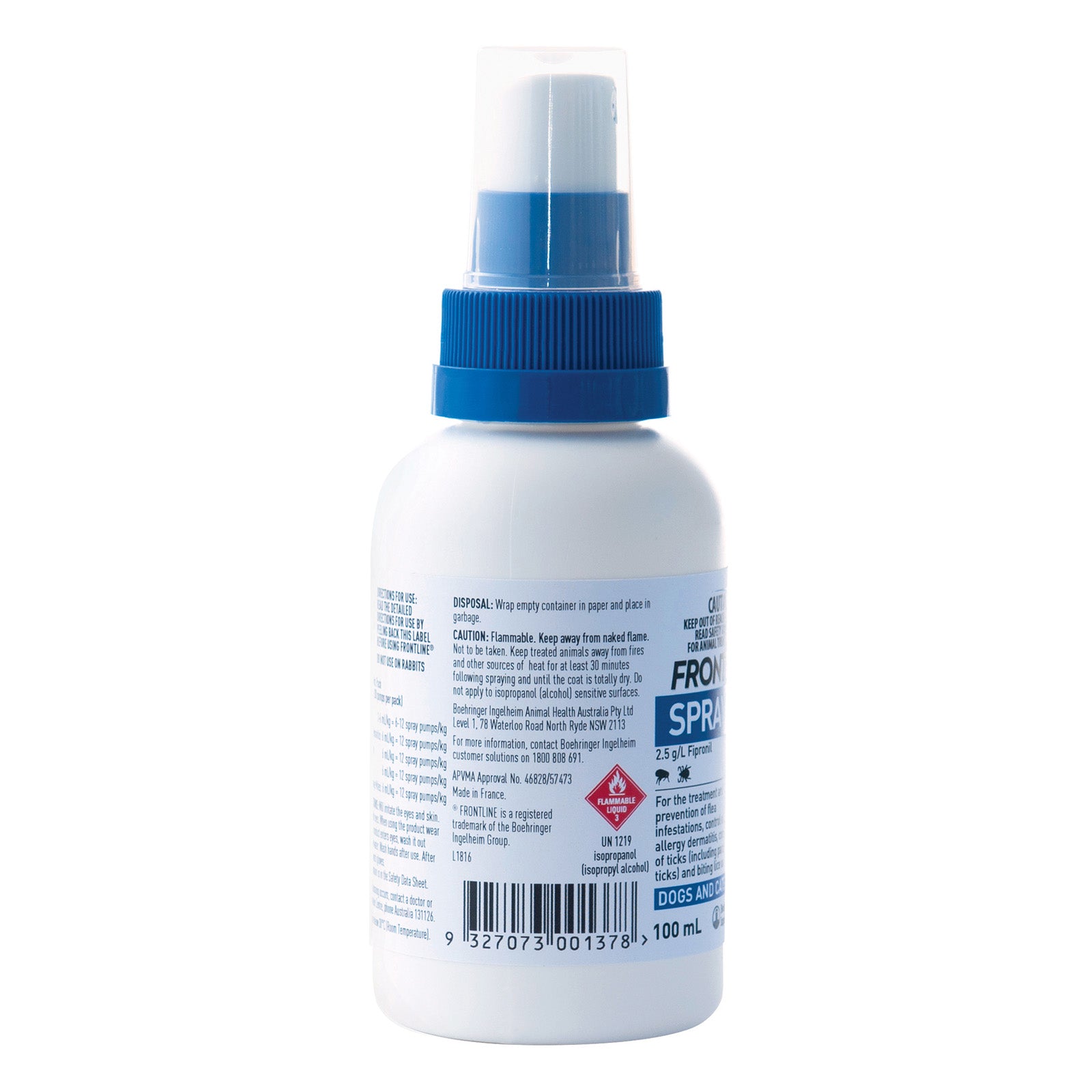 Frontline Spray for Dogs & Cats