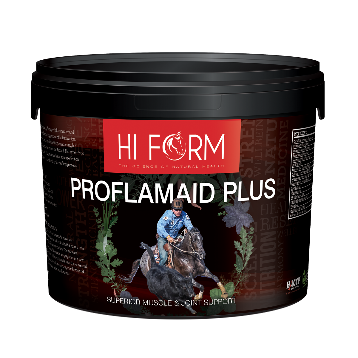 Hi Form ProflamAid Plus joint and muscle supplement for horses, product range