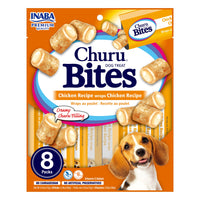 Inaba Churu Bites Wraps Chicken dog treats, front of the 8-pack