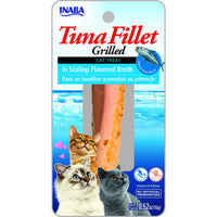 Inaba Grilled Tuna Fillet in Scallop Flavoured Broth, front of the single-fillet 15g pack