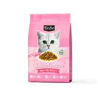 Kit Cat Premium Dry Cat Food Mini Fish Medley pack front