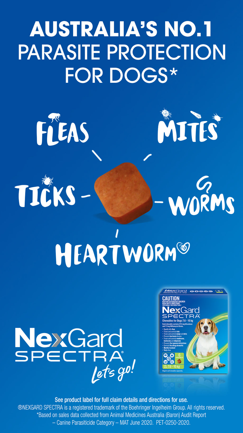 Nexguard Small NexGard Spectra Small Dog 3.6-7.5kg | PeekAPaw Pet Supplies