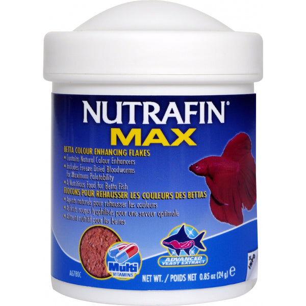 Nutrafin Max Betta Colour Enhancing Food - 24g | PeekAPaw Pet Supplies