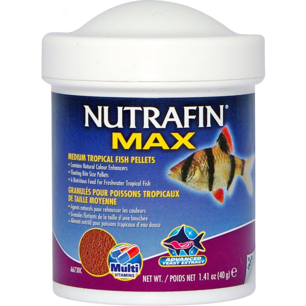 Nutrafin Max Medium Tropical Pellets - 40g | PeekAPaw Pet Supplies