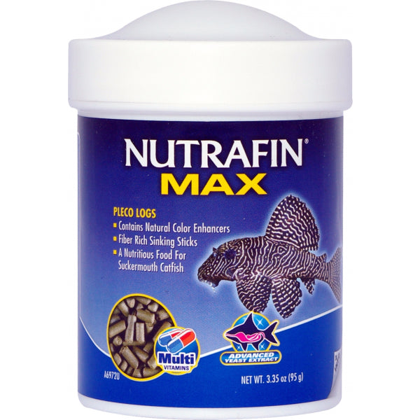 Nutrafin Max Pleco Algae Logs - 95g | PeekAPaw Pet Supplies
