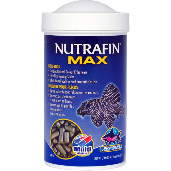 Nutrafin Max Pleco Algae Logs - 200g | PeekAPaw Pet Supplies