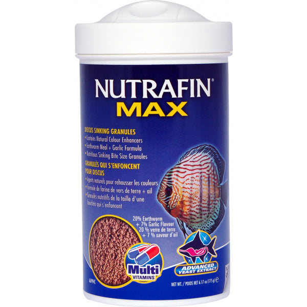 Nutrafin Max Discus Granules - 175g | PeekAPaw Pet Supplies