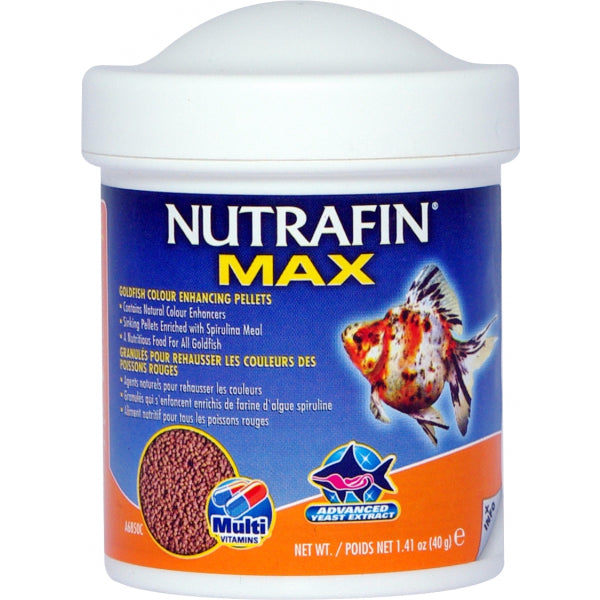 Nutrafin Max Goldfish Colour Pellets - 40g | PeekAPaw Pet Supplies