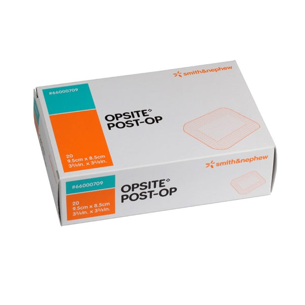 Smith & Nephew Opsite Post-Op waterproof dressing 9.5 x 8.5cm pack