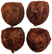 Veggie Patch Nibblers Walnuts, four woven walnut-shaped small animal treats