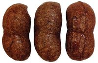 Veggie Patch Nibblers Peanuts, three woven peanut-shaped small animal treats