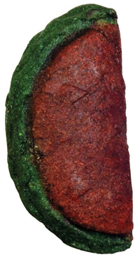 Veggie Patch Nibblers Watermelon, a woven watermelon-shaped small animal treat