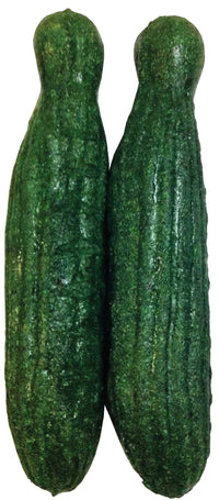 Veggie Patch Nibblers Cucumbers, two woven cucumber-shaped small animal treats