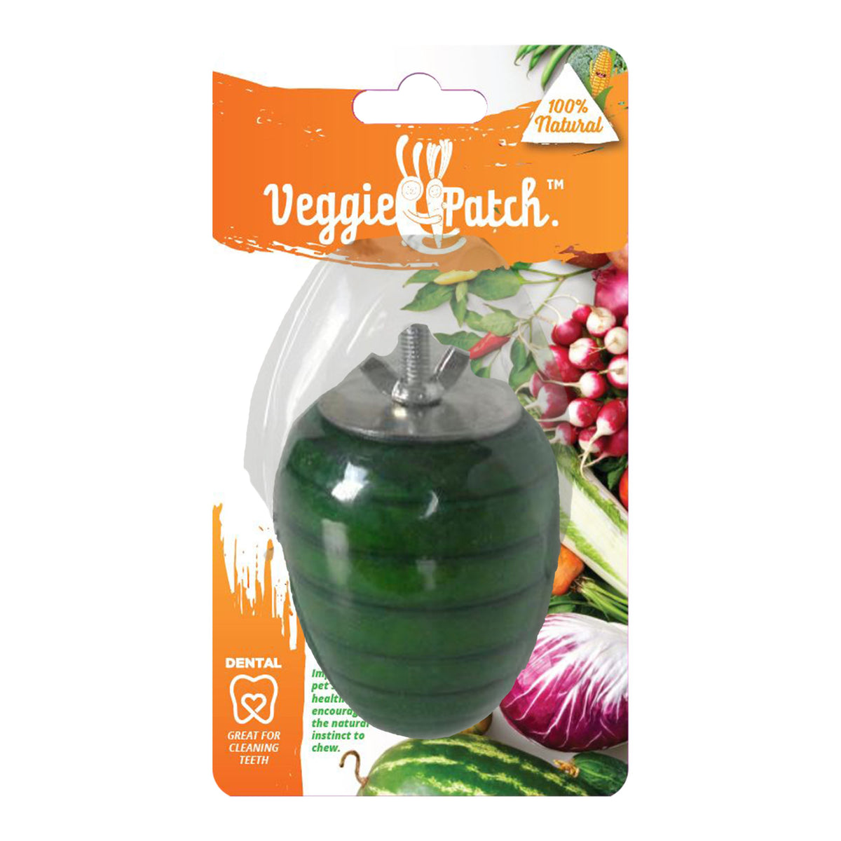 Veggie Patch Apple to Gnaw, 8 by 3cm apple-shaped chew for small animals