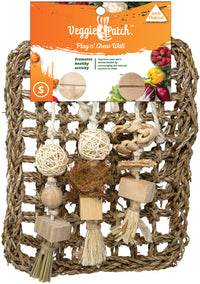 Veggie Patch Play n Chew Wall small, upright chew panel for a small animal enclosure
