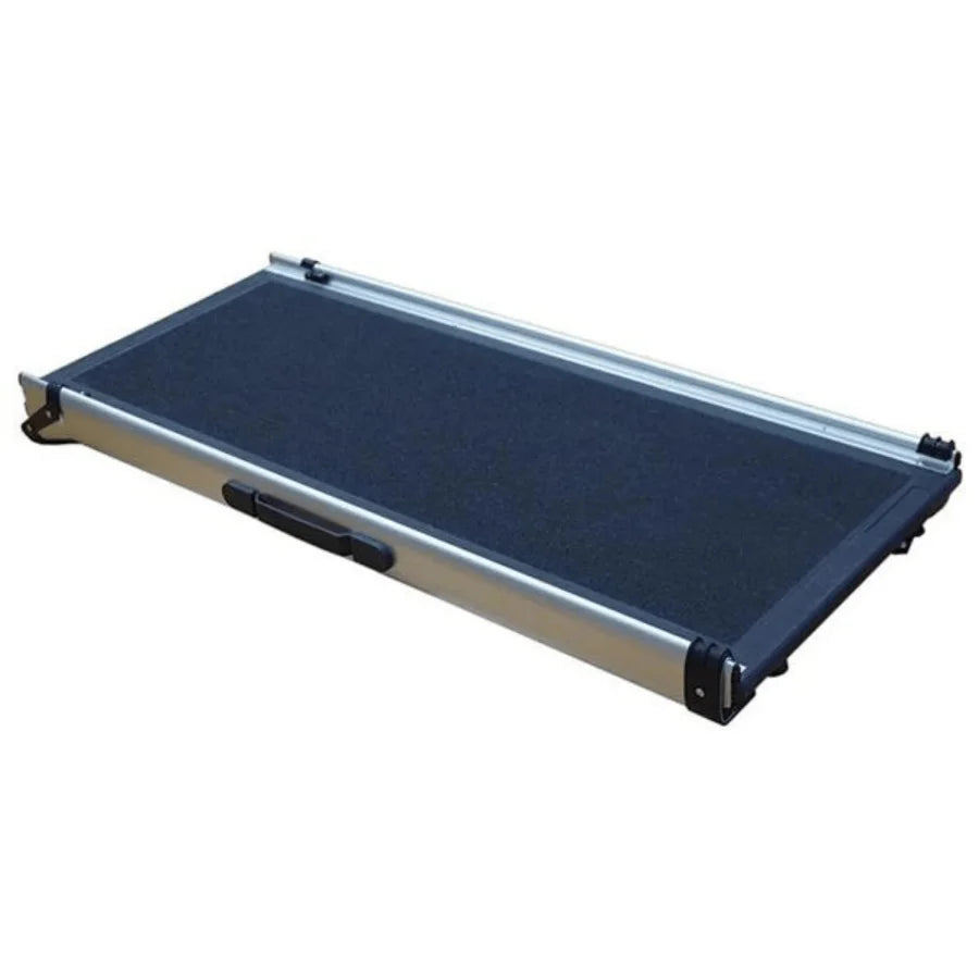 Zeez Deluxe Telescoping Pet Ramp aluminium frame with black non-slip surface