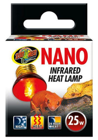 Zoo Med Nano Infrared Heat Lamp 25W | PeekAPaw Pet Supplies