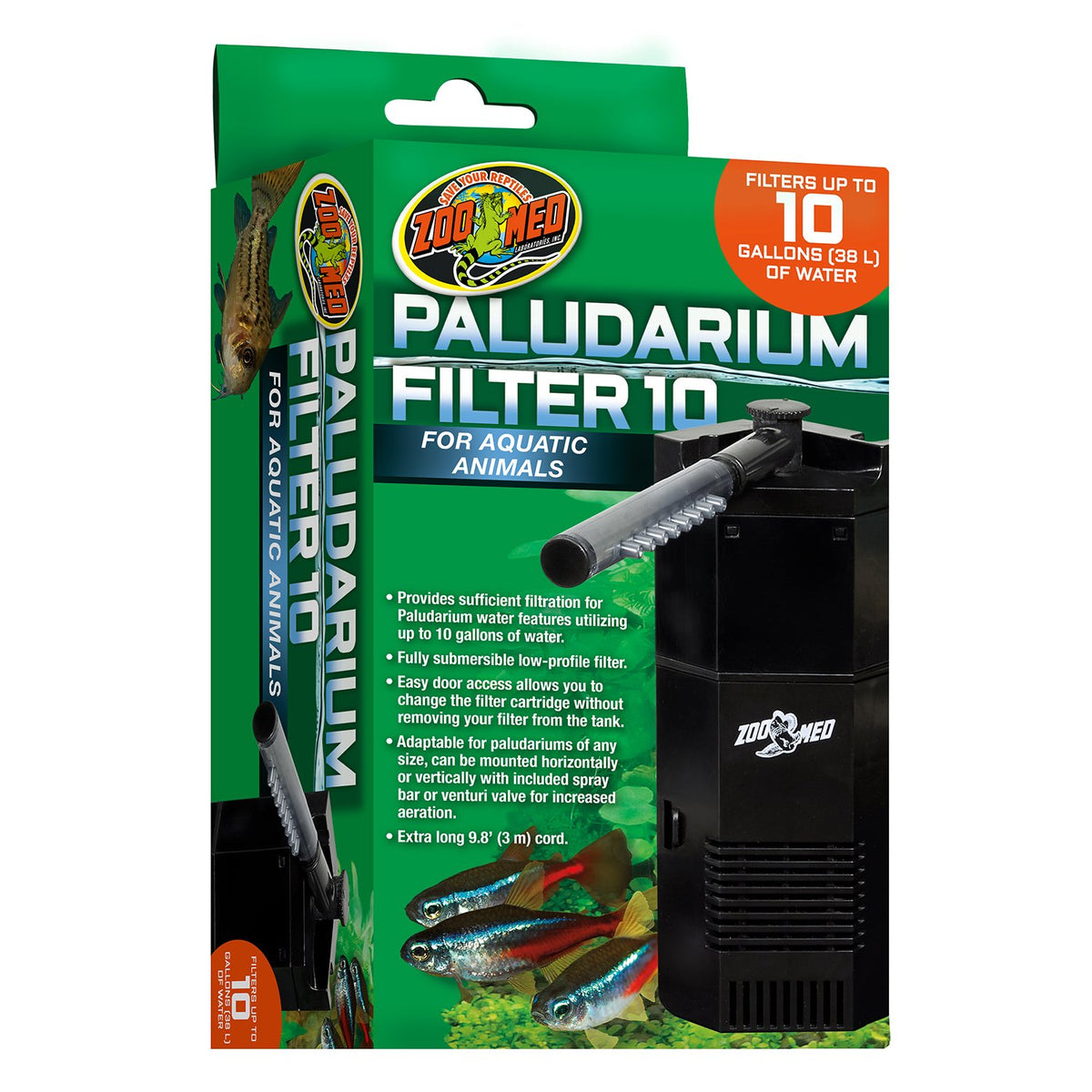 Zoo Med Paludarium Filter - 10 (150 L/h) | PeekAPaw Pet Supplies