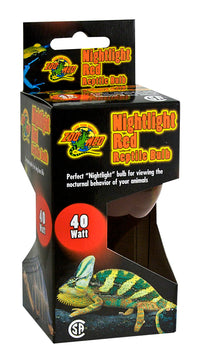 Zoo Med Nightlight Red Reptile Bulb - 40W | PeekAPaw Pet Supplies