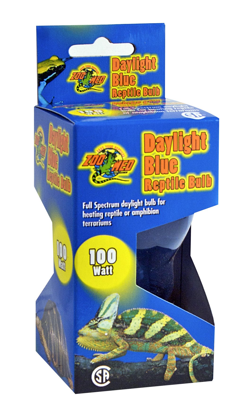 Zoo Med Daylight Blue Reptile Bulb 100W | PeekAPaw Pet Supplies
