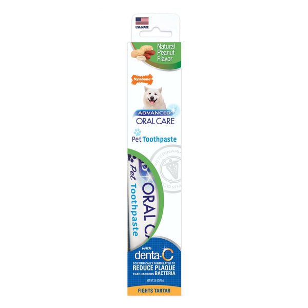 Nylabone Advanced Oral Care Natural Toothpaste Peanut