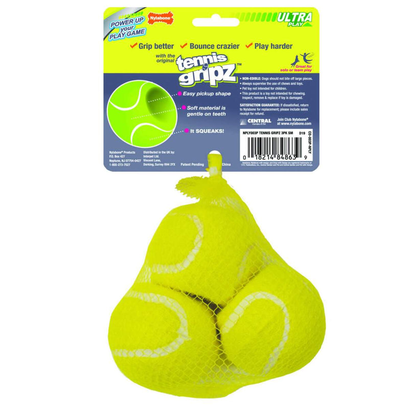 Nylabone Power Play Dog Toys Tennis Ball Gripz