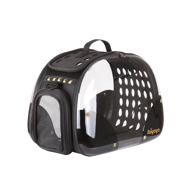 Ibiyaya Hard Rock Transparent Portable Cat Carrier Bag Pet Carriers