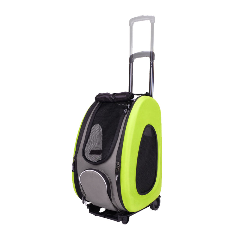 Ibiyaya Eva Pet Rolling Carrier Travel Bag with Wheels | PeekAPaw Pet Supplies