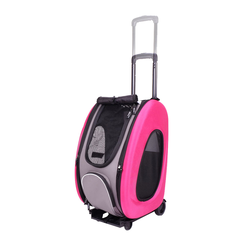 Ibiyaya 5-in-1 Combo Eva Pet Carrier Large Space Stroller 15