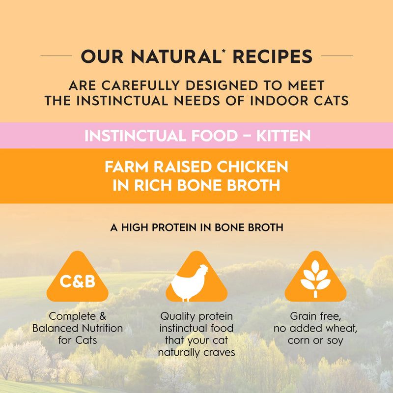 Trilogy Wet Kitten Cat Food Farm Raised Chicken in Rich Bone Broth