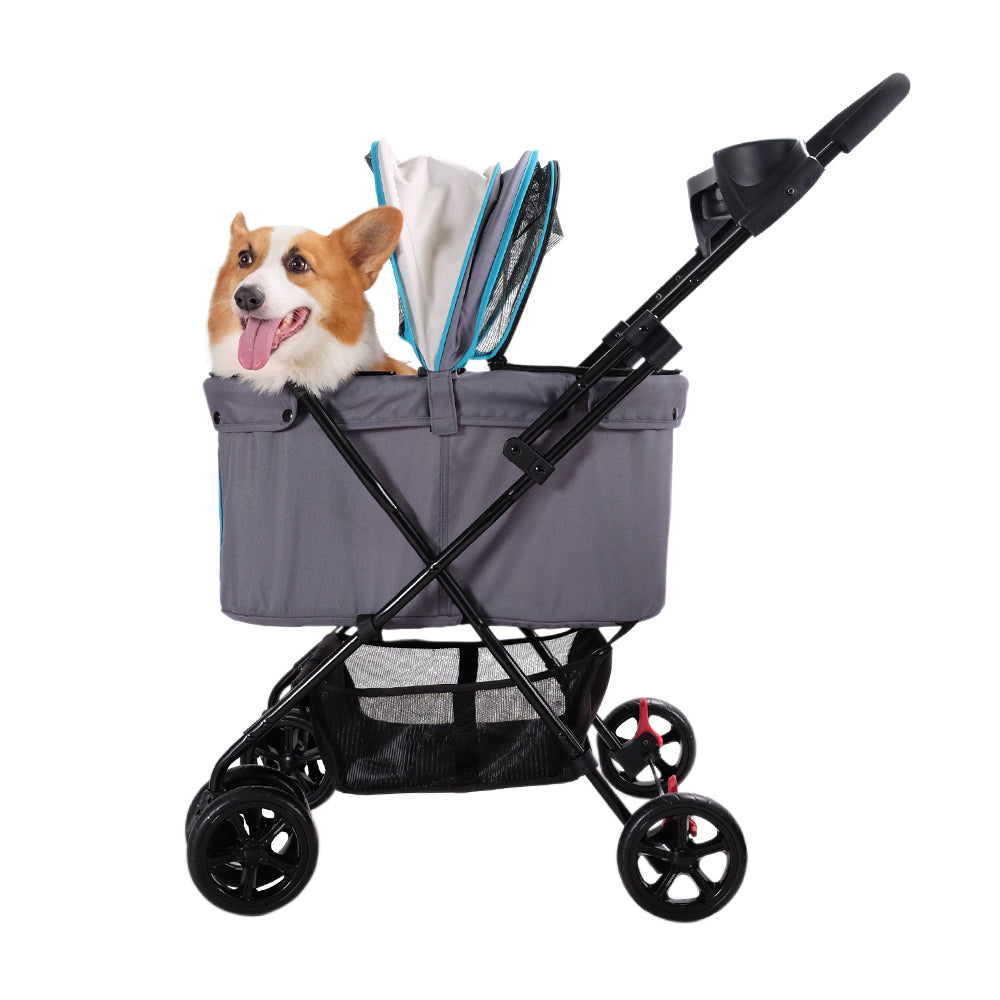 Ibiyaya Pet Buggy Stroller Travel Carriage 04